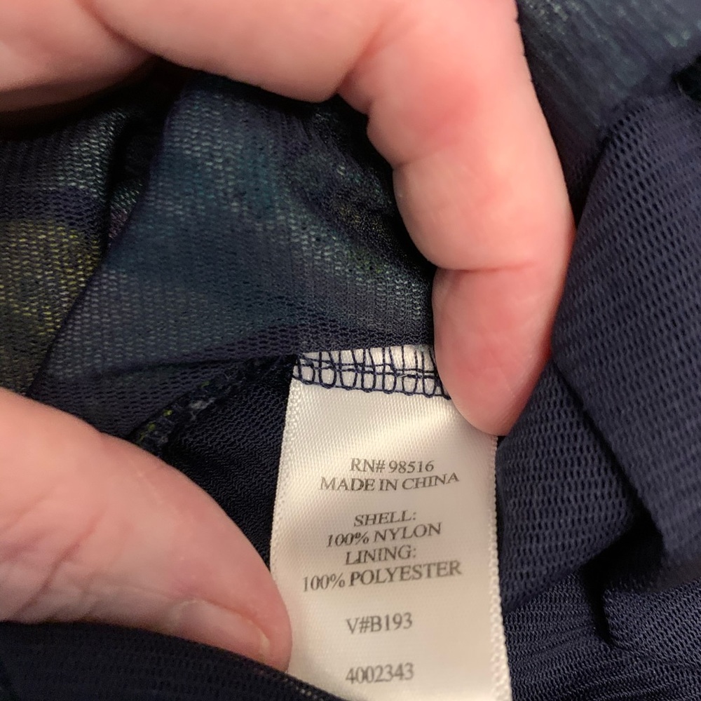 COPY - 5/$25 Coldwater Creek Blue Floral Wrap Blouse XL - Picture 4 of 6
